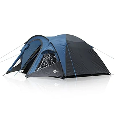 Abbildung von yourGEAR Kuppelzelt Zelt Matera 3 Personen Vorraum wasserdicht 3000 mm, Personen: