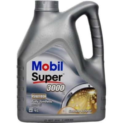 Abbildung von Mobil Super 3000 5W40 vollsynthetisches Öl, 4 l
