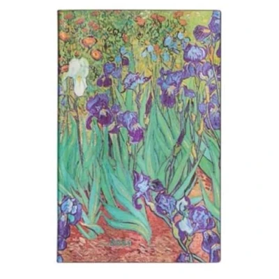 Abbildung von Paperblanks 12 Monate Softcover Flexis Kalender 2024 Van Goghs Schwertlilien Horizontal Maxi (135 x 210 mm)