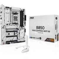 Abbildung von ASUS B850 MAX Gaming WiFi W Mainboard Sockel AMD AM5 (Ryzen 9000, ATX, DDR5 Speicher, PCIe 5.0, 6E, BIOS Flashbacj, CEC Tier II, weiß)
