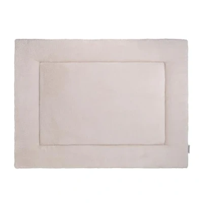 Abbildung von Baby&#039;s Only Laufgittereinlage Cozy Warm Linen 75 x 95 cm Spielmatte aus Teddystoff Krabbeldecke für Baby Extra dick und weich beidseitig verwendbar