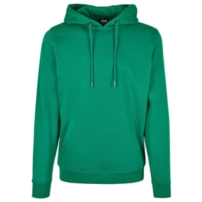 Abbildung von Urban Classics Basic Terry Kapuzenpullover, Herren, Größe: Medium, Junglegreen