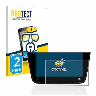 Abbildung von BROTECT (2 Stück Schutzfolie für Opel Corsa F MY20 2020 Multimedia Navi 7&quot; Displayschutz Folie Ultra Klar