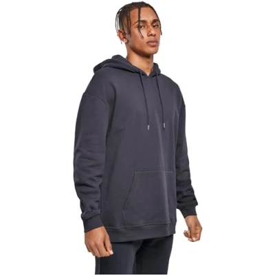 Abbildung von Build Your Brand Herren BB006 Basic Oversize Hoody Kapuzenpullover, Navy, S