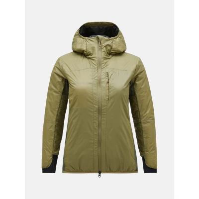 Abbildung von Peak Performance Women Radiance Hood Jacket Snap Green Größe L