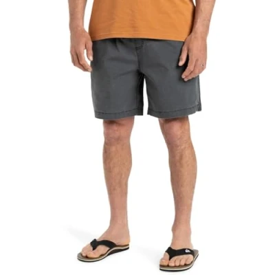 Abbildung von Quiksilver Taxer MIT Elastischem BUND Shorts, Herren, Größe: Large, Black