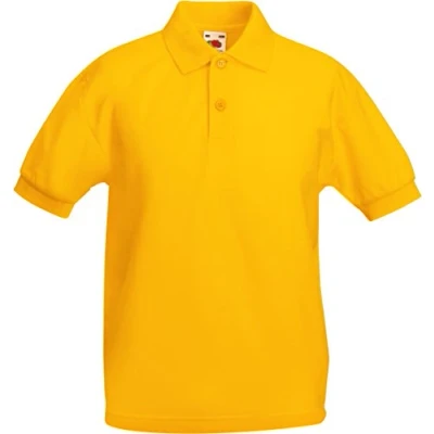 Abbildung von Fruit of the Loom Herren Poloshirt, Gelb (Sunflower Yellow), Medium