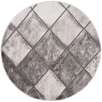 Abbildung von carpet city Teppich Wohnzimmer Skandi Stil Meliert 140x200 cm Grau Moderne Teppiche