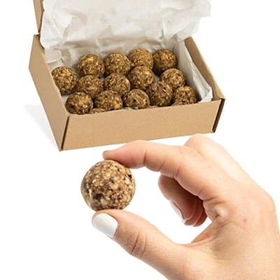 Abbildung von Vitalityballs 18x Natürliche Energy Balls &quot;Salty Peanut&quot; ohne zusätzlichem Zucker Eiweiß Energiekugel Power Snacks Protein Energiebällchen mit Datteln
