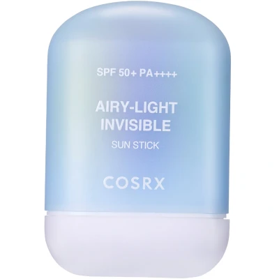 Abbildung von COSRX Airy Light Invisible SunStick, Soft Matte Finish, SPF50 PA++++, Zink PCA, Sonnenschutz Stick für Gesicht &amp; Körper, ohne Weißschleier, Koreanischer Sonnenschutz, Koreanische Hautpflege, 19 g