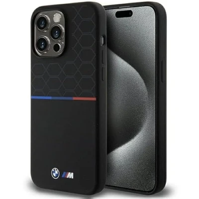 Abbildung von CG Mobile BMW BMHMP15X22SMPK Hülle für iPhone 15 Pro Max 6.7&quot; Schwarz hardcase M Silicone Pattern