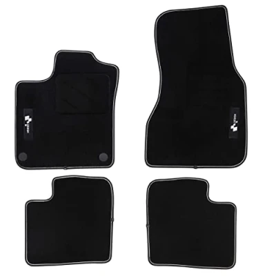 Abbildung von DBS Auto Fußmatten nach Maß 4 teilig Herstellerqualität rutschfest Velours Fertigung Produktpalette Inspiration