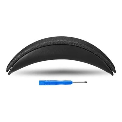 Abbildung von Ersatz Kopfbandkissen für Bose QuietComfort 3 (QC3) Kopfhörer (QC3, Schwartz)