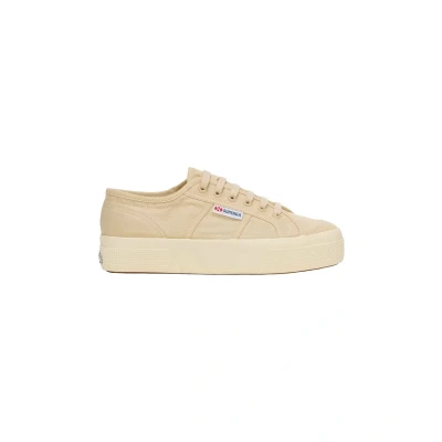 Abbildung von Superga Unisex Erwachsene 2740 Linen Platform Sneaker, Beige, gebrochenes Weiß, 36 EU