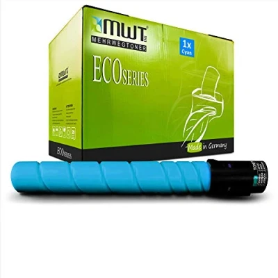 Abbildung von Mehrwegtoner Cyan Toner kompatibel für Konica Minolta Bizhub C454 C454e C554 C554e ersetzt A33K452