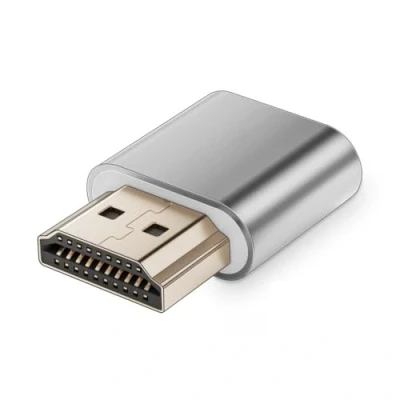 Abbildung von Swiixxer Kompatibler Dummy Stecker 4K HDR Virtueller Monitor EDID Emulator Headless Ghost Display Adapter Unterstützt Bis zu 4k@60Hz