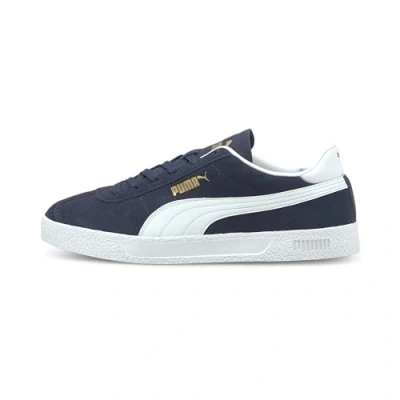 Abbildung von puma CLUB Sneaker low, Größe: 40.5, Peacoat white gold Leder und textil