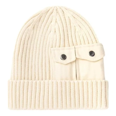 Abbildung von Alpha Industries Utility Beanie Unisex Mütze, Größe: One Size, Jet stream white