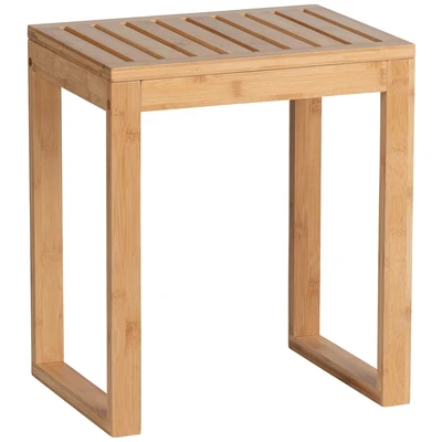 Abbildung von WENKO Hocker &quot;Bambusa&quot;, BxTxH: 40x46x30 cm