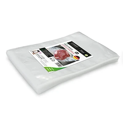 Abbildung von CASO Vakuumierbeutel 1286, Zubehör für VacuChef 40, 70, 77, SlinLine, 25 x 35 cm, 100 Stk.
