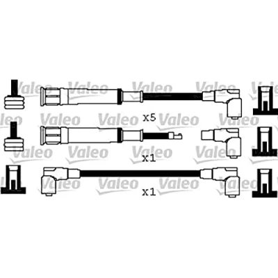 Abbildung von VALEO 346377 Zündkabelsatz BMW: 5 Limousine, 7, 6 Coupe