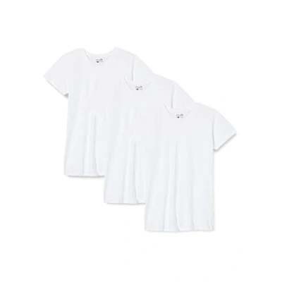 Abbildung von berydale Damen T Shirt Bd158, Weiß 3er Pack, XL