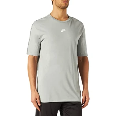 Abbildung von Nike NSW Repeat T Shirt Lt Smoke Grey/White M