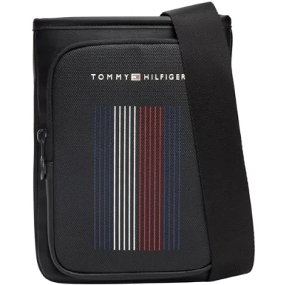 Abbildung von Tommy Hilfiger Foundation MINI Crossover Unisex Umhängetasche, Größe: One Size, Black