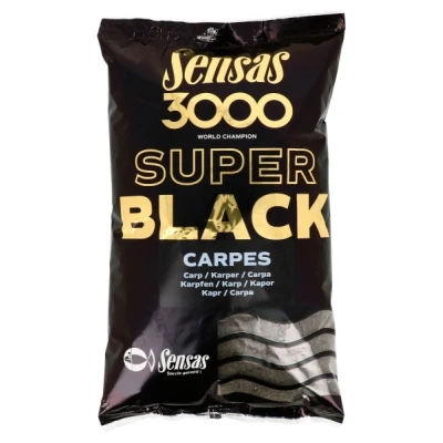 Abbildung von Sensas 3000 Lockfutter Super Black &#039;Carpe&#039; (1kg) Grundfutter