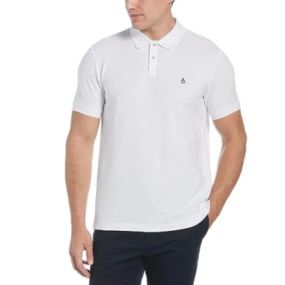 Abbildung von Original Penguin Daddy Poloshirt, Herren, Größe: Medium, Bright white