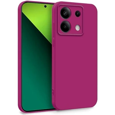 Abbildung von MyGadget Hülle für Xiaomi Redmi Note 13 Pro 5G Poco X6 Zweilagige Handyhülle mit Kameraschutz Cover Innenfutter &amp; Silikon außen Wein Rot