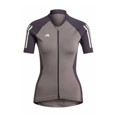 Abbildung von adidas Performance Essentials 3STRIPES Cyclingtrikot, Damen, Größe: XS, Charcoal
