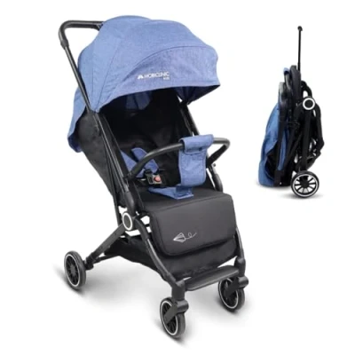 Abbildung von Mobiclinic® Kids, Kinderwagen, Ultra kompakt, Trip, 5 Punkt Gurt, Lenker, Korb, Europäische Marke, 0 36 Monate, voll verstellbar, Einzelgriff, klappbare Haube, feststellbare Bremsen, 360º Räder