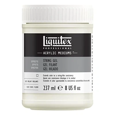 Abbildung von Liquitex 8870515 Professional Anti Abriss Gel String für Acrylfarben,honigartige Konsistenz, verbessert die Transparenz und Farbtiefe der Acrylfarbe 237ml Topf