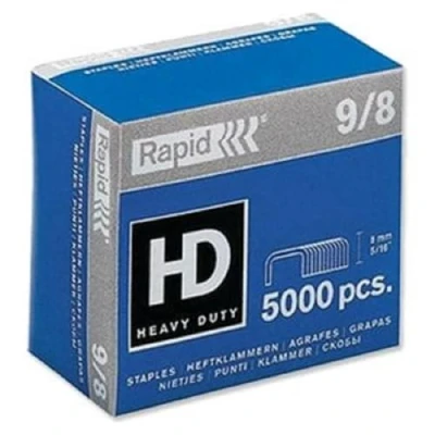 Abbildung von Rapid 24871000 Heftklammern 9/8mm Super Strong, verzinkt, 5000 Stück