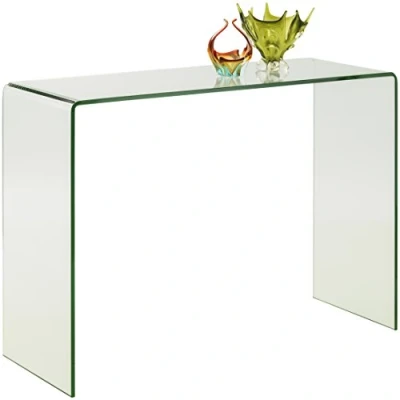 Abbildung von Julian Bowen Amalfi Konsolentisch, Glas, Klar