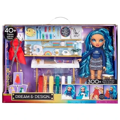 Abbildung von MGA Rainbow High Dream &amp; Design Fashion Studio Playset + Skyler 587514 Doll