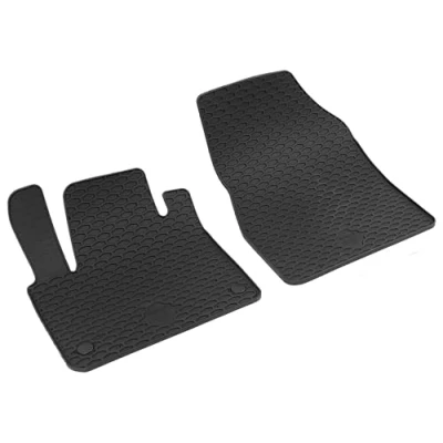 Abbildung von Walser DirtGuard Gummi Fussmatten Auto kompatibel mit Mercedes Benz Citan (W420) 09/2021 Heute, Renault Kangoo III 06/2021 100% passgenaue Fußmatten, robuste Universal Fußmatte