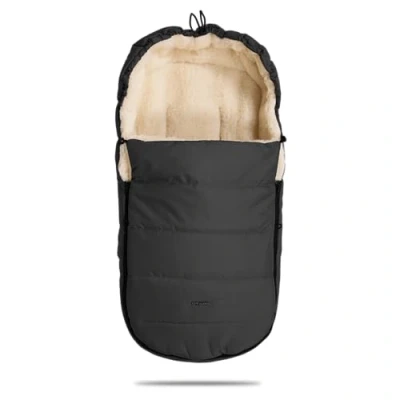 Abbildung von my junior® ThermoWool 2in1 Fußsack 100% Schurwolle, reflektierend, wasserabweisend (Cozy Nighfall)