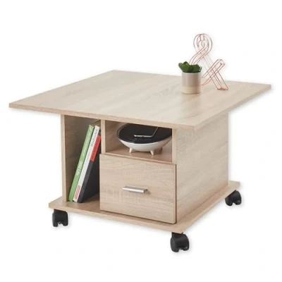 Abbildung von HBZ Couchtisch &quot;Activio&quot;, rollbar, Tisch mit Schubkasten