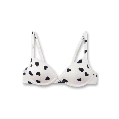 Abbildung von Sanetta Mädchen Soft Cup Bra Off White Bequemer und angenehmer BH ohne Bügel für aus Baumwoll Mix. Unterwäsche 70A