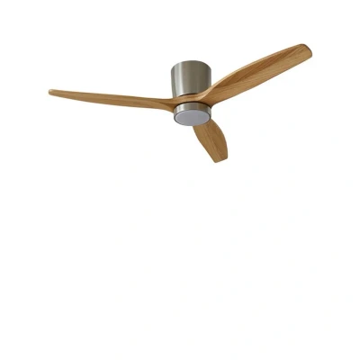 Abbildung von Lucande LED Deckenventilator Faipari, nickel, DC,leise,132cm
