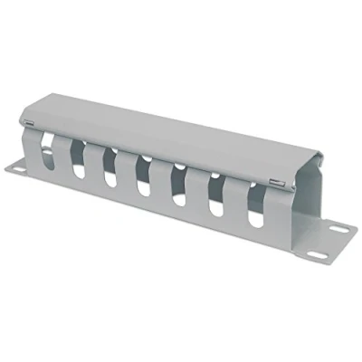 Abbildung von Intellinet Kabelmanagement für 10&quot; 25,4 cm Schränke 1 HE mit Blende grau 714976