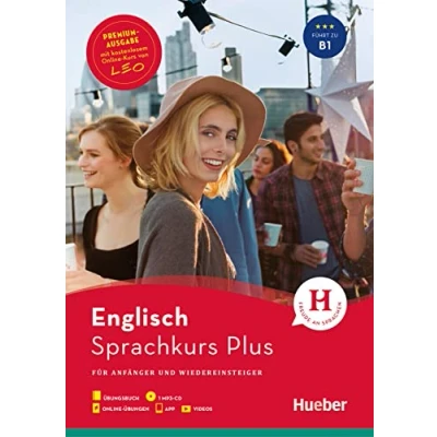 Abbildung von Hueber Sprachkurs Plus Englisch Premiumausgabe: Für Anfänger und Wiedereinsteiger / Buch mit Audios Videos online, Online Übungen LEO Onlinekurs