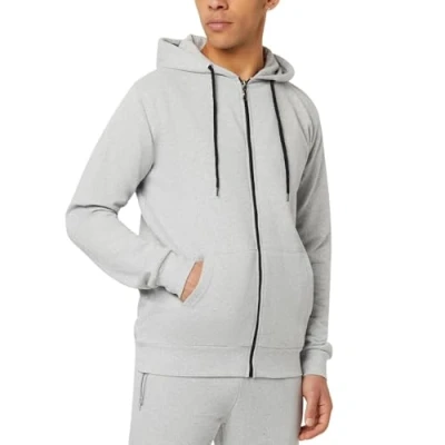 Abbildung von FM London Hoodie mit Reißverschluss für Herren Kapuzenpullover Ideal Freizeit und Sportbekleidung Hoodies Fleecefutter