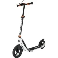 Abbildung von HUDORA BigWheel Air 230 Scooter Tretroller mit Handbremse Stabiler Aluminium Roller Luftbereifung Höhenverstellbarer &amp; zusammenklappbarer Cityroller für bis zu 120kg