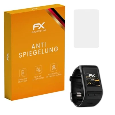 Abbildung von atFoliX Panzerfolie kompatibel mit Garmin Vivoactive HR Schutzfolie, entspiegelnde und stoßdämpfende FX Folie (3X)