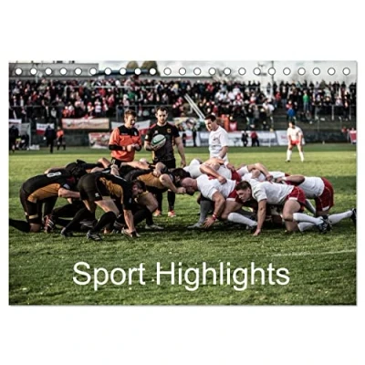 Abbildung von Sport Highlights (Tischkalender 2025 DIN A5 quer), CALVENDO Monatskalender
