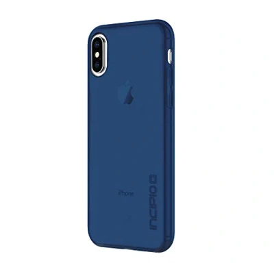 Abbildung von Incipio NGP Pure Case Schutzhülle für Apple iPhone Xs / X transparent/navy [Qi kompatibel/Stoßfest/Reißfest/Flexibel/Transparent] IPH 1630 NVY