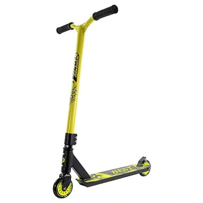 Abbildung von Best Sporting 30421 Aluminium Stunt Scooter schwarz gelb
